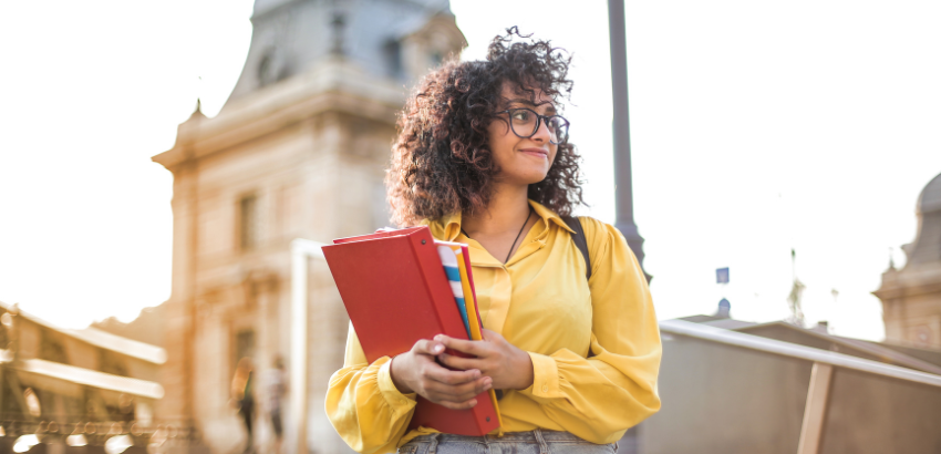 Student managing finance